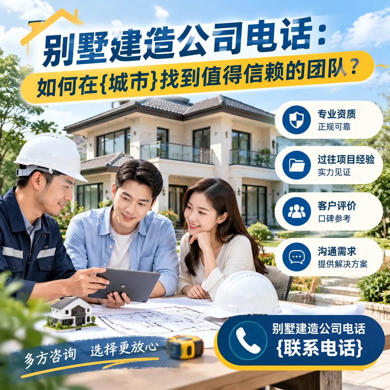 别墅建造公司电话：如何在平塘找到值得信赖的团队？