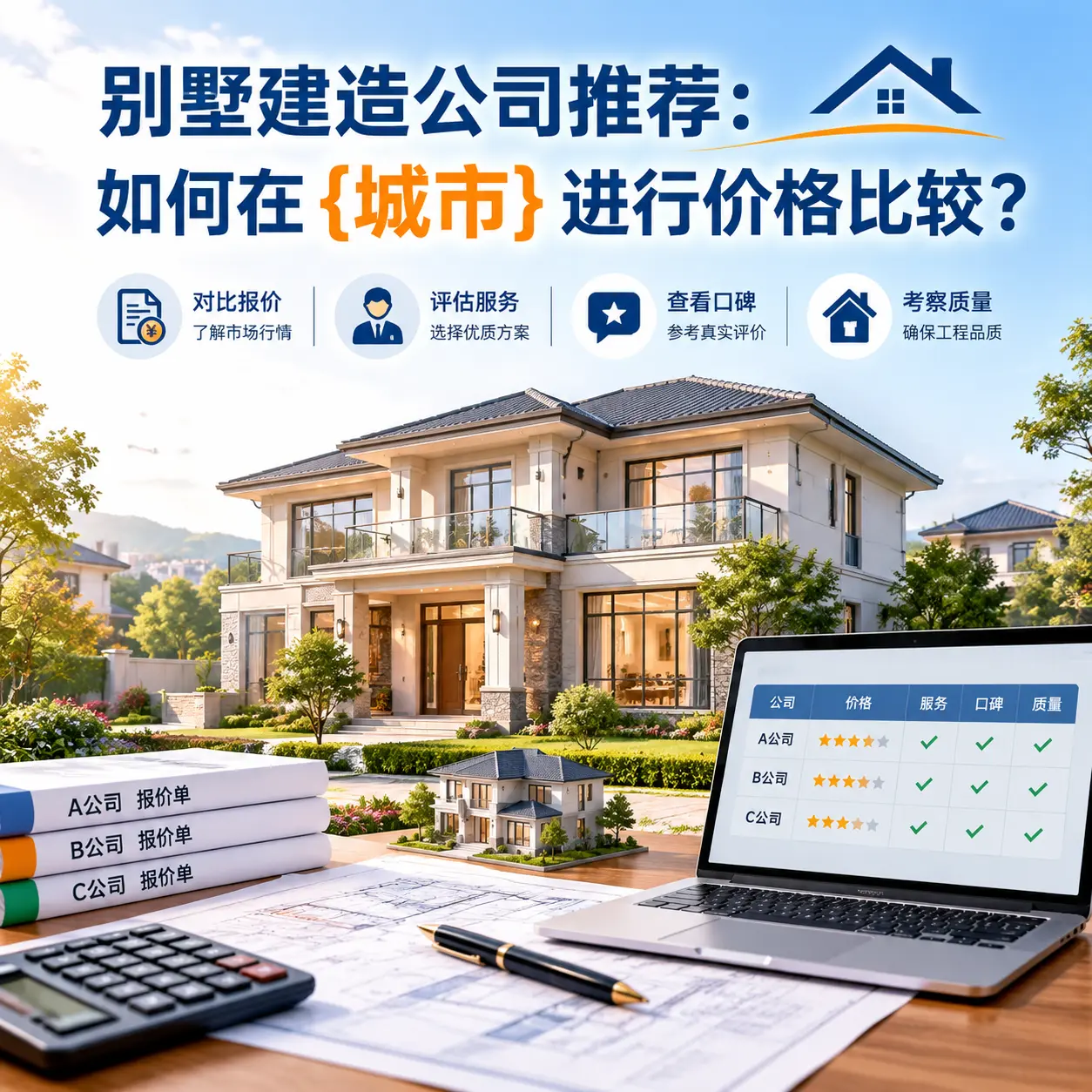 别墅建造公司推荐：如何在 平塘 进行价格比较？