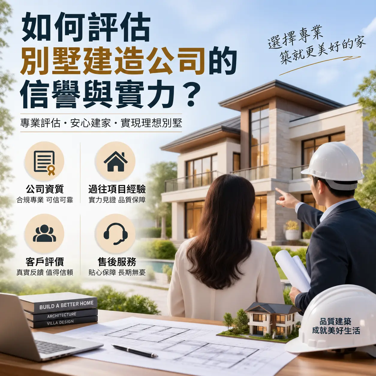 如何评估 平塘 别墅建造公司的信誉与实力？