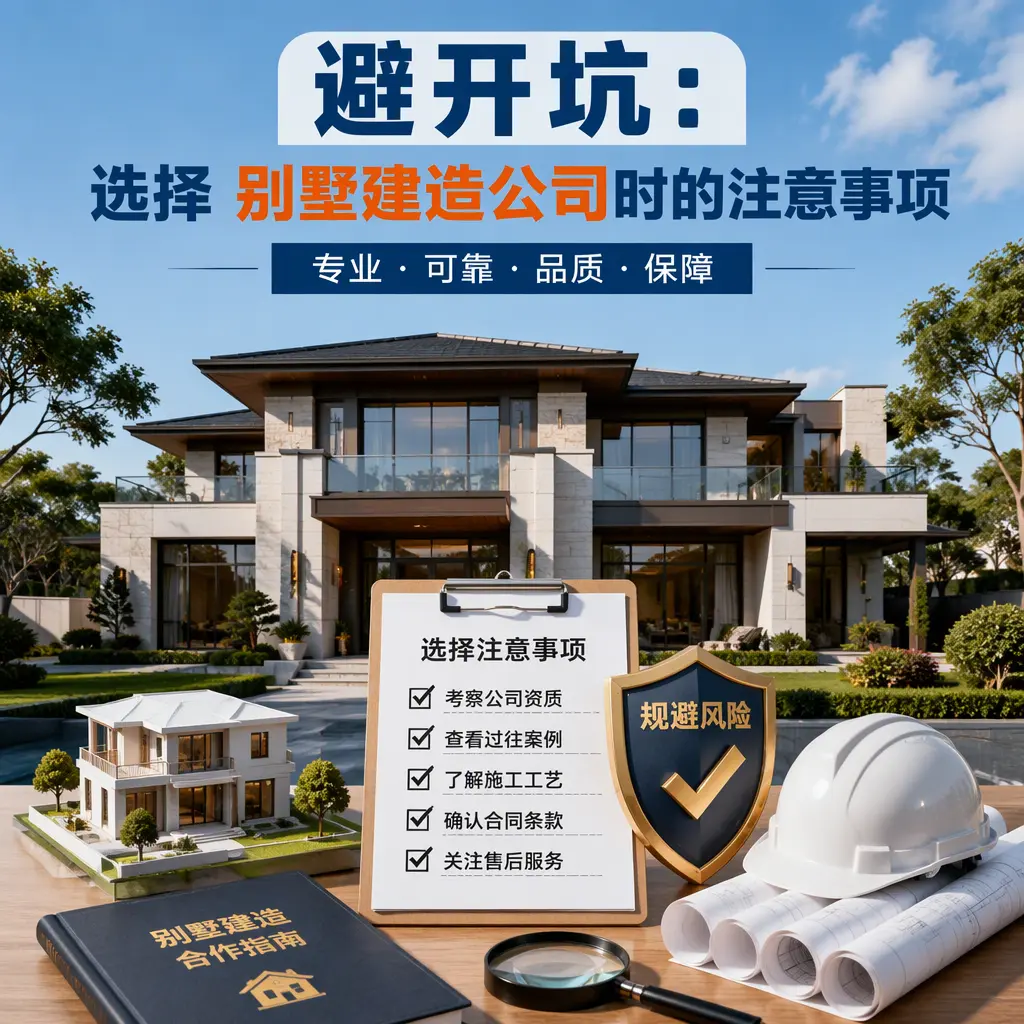 避开坑:选择 平塘 别墅建造公司时的注意事项