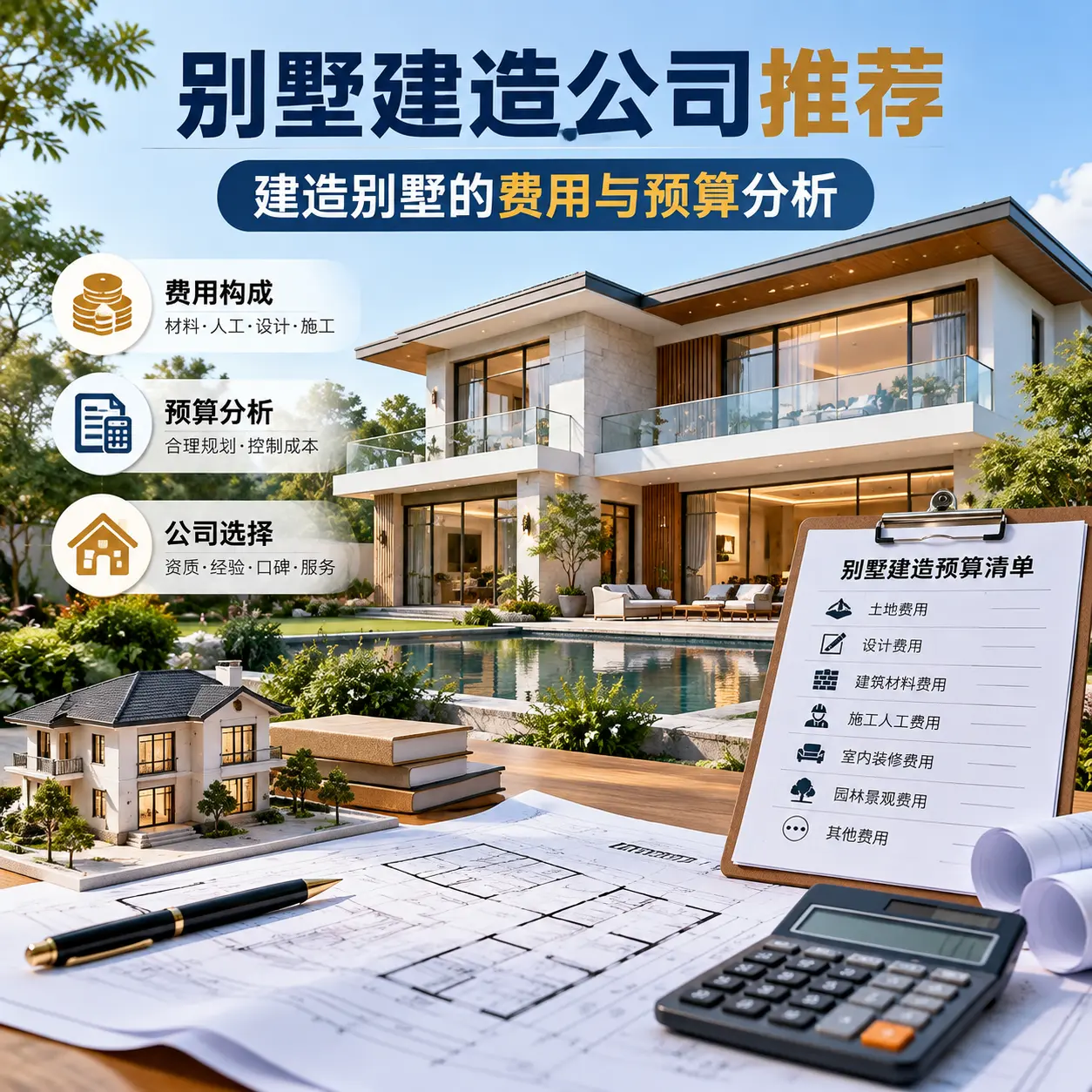 别墅建造公司推荐： 平塘 建造别墅的费用与预算分析