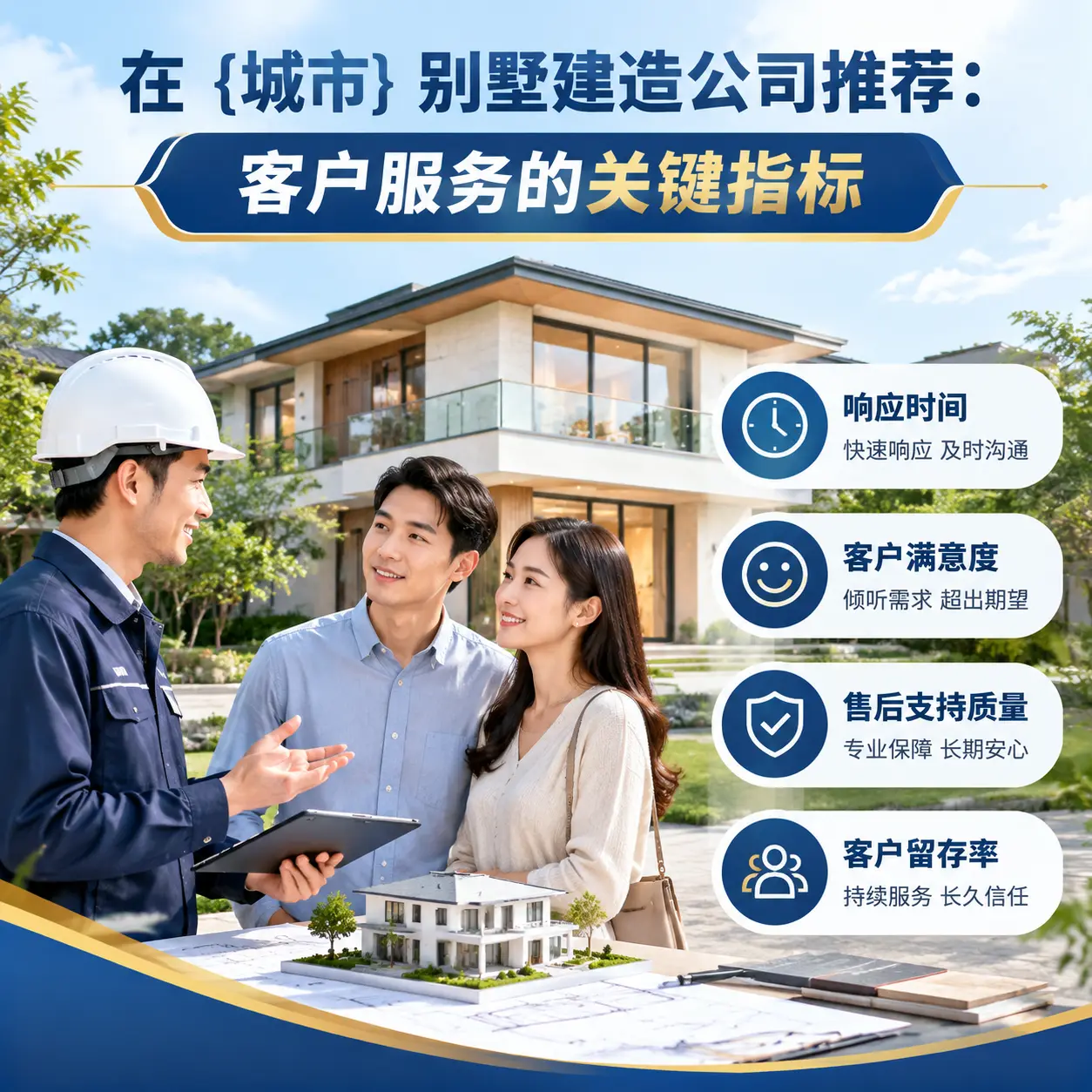 在 平塘 别墅建造公司推荐:客户服务的关键指标