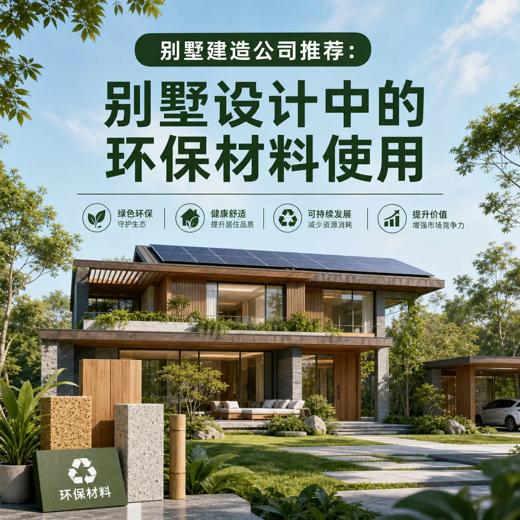 别墅建造公司推荐: 平塘 别墅设计中的环保材料使用